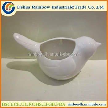Ceramic Love Bird Wall Hanging Mounted Flower Pot Ceramic Love Bird Wall Hanging Mounted Flower Pot