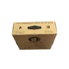 cardboard corrugate paper empty carton package boxes with black handle
