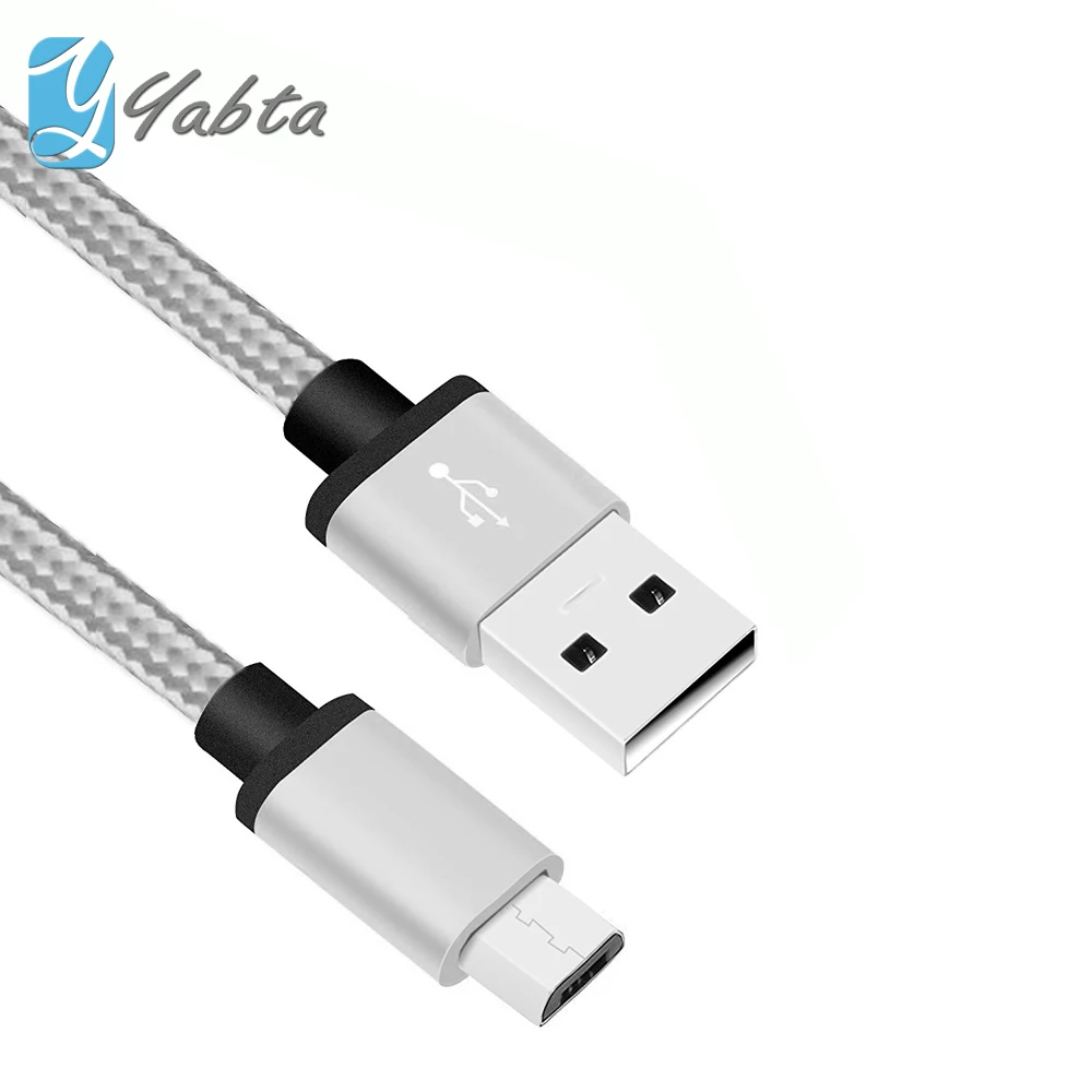 Hot Sale Quality Durable Nylon Braided Data Cable With Micro Usb