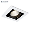 aluminium white frame ceiling install led grille spot light big recessed led spotlights