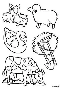 farm animals DIY Coloring Stained Stickers for Kids - Art and Crafts For Kids Window Clings Family Activities Fun Crafts For Kids Art Projects Removable Windows Stained Glass Decals