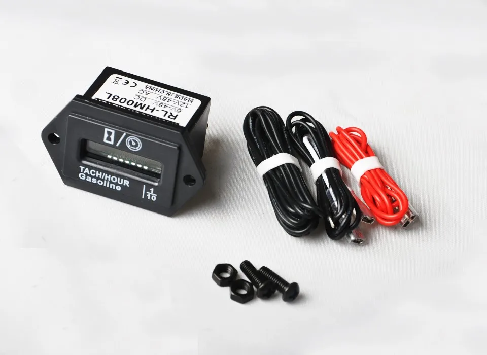 Dc 12v Hour Meter Tachometer For Compressor Hay Baler Air Compressor