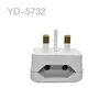 Hottest 220v euro plug adapter euro plug male to female vde plug insert