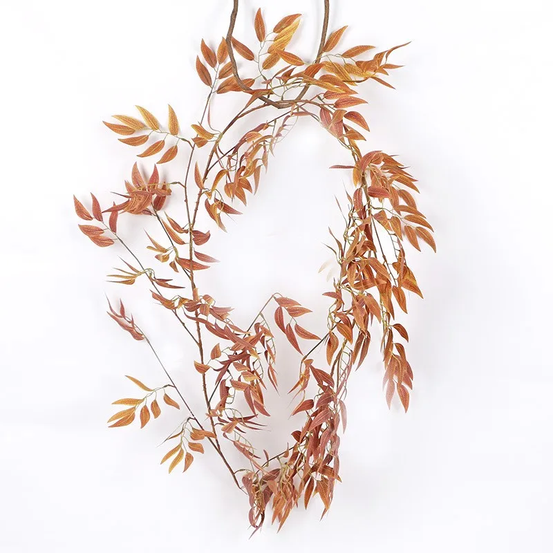 Artificial Plants Vines Silk Willow Garlands Hanging Flowers Basket