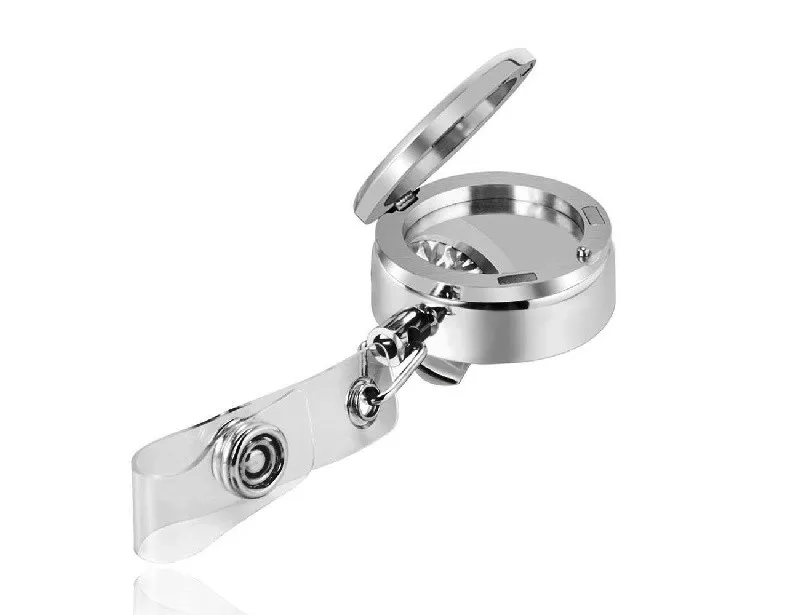 reel retractable metal badge reel perfume diffuser badge holder