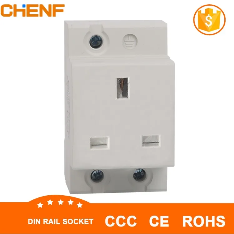 British Standard 16a 100240v Industrial Electrical Outlet Uk Din Rail