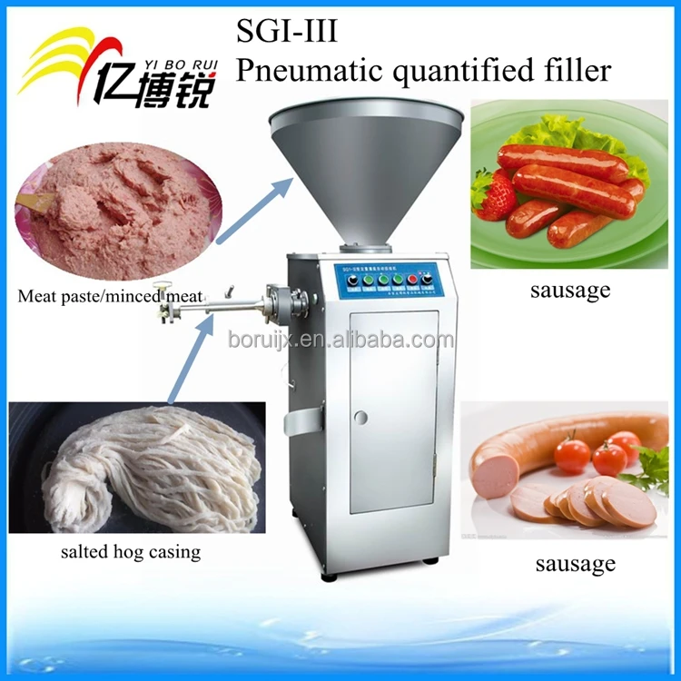 60l Commercial Sausage Making Machine Sausage Pneumatic Quantified