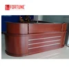 High quality classic wood veneered MDF desk reception