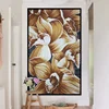 Decoration easy installed patterns mosaic flower wall tiles