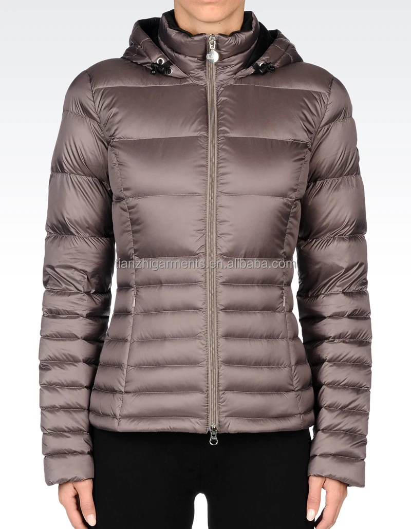 Zip Up Goose Feather Winter Jacket,Feather Down Jackets,Goose ...