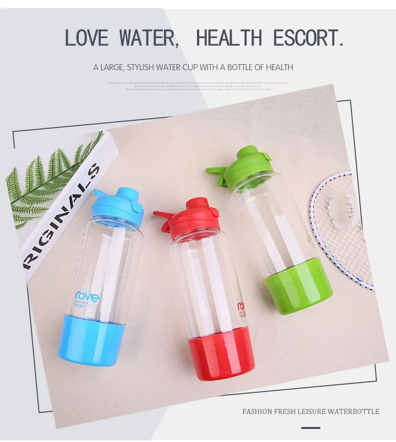 New Design Snack Drink Bottle Promotional Plastic Bottle With Bottom ...