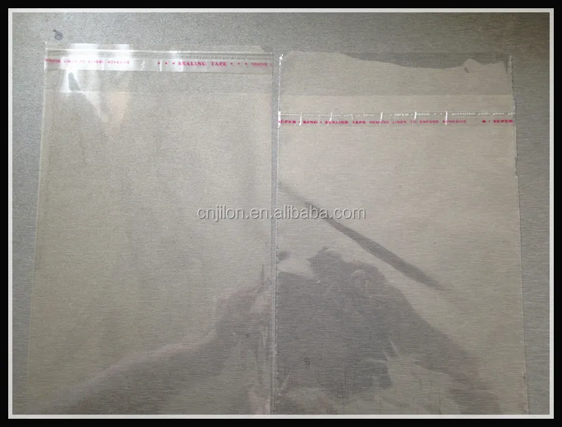 Opp Resealable Plastic Packing Bag Transparent For Slippers/garment/clothes Buy Resealable