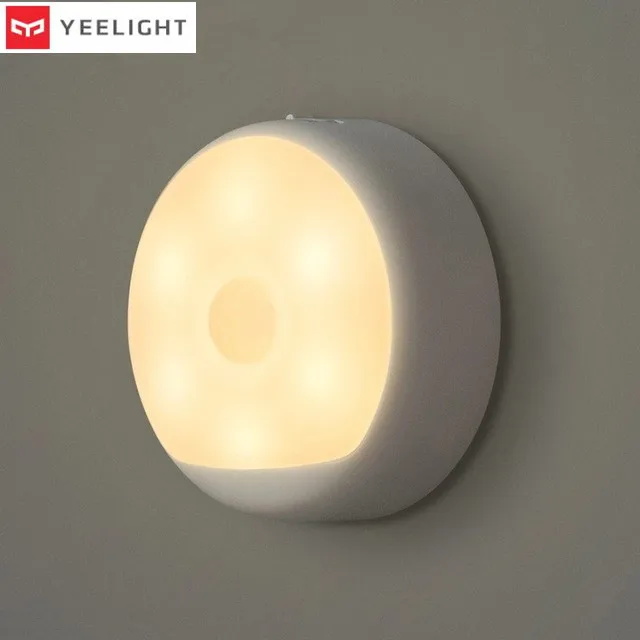 Xiaomi Mijia Yeelight Mini LED Induction Sensor Night Light Lamp Adjustable Brightness Infrared Human Sensor Light Portable