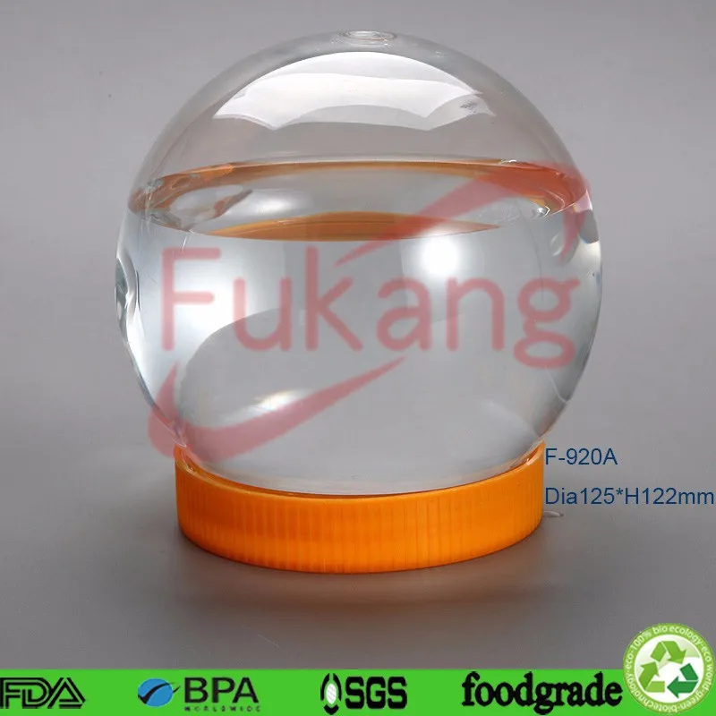 Clear Round Plastic Container 500ml Ball Shape Plastic Container Buy