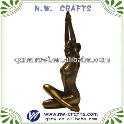 yoga woman statue