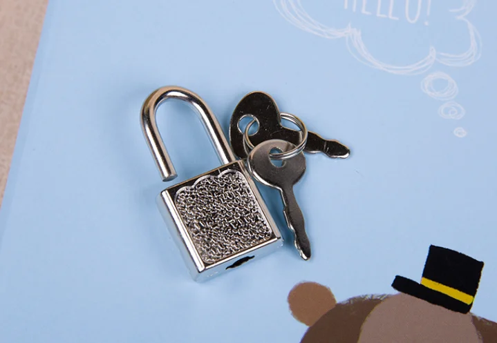small zinc alloy lock diary lock  padlock for notebook