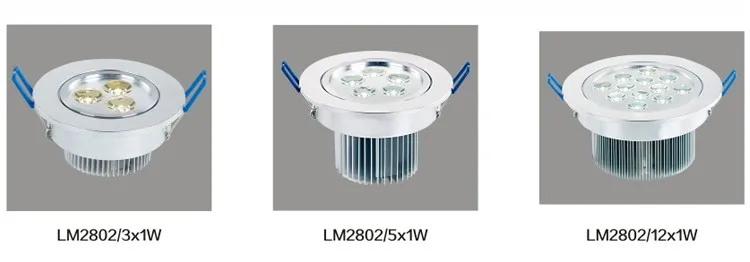 LED downlight 5W COB recessed ic-f rated ceiling led downlight