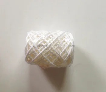 White Raffia Paper Rope And Ribbon Roll Bow Ng White Raffia Paper Rope And Ribbon Roll Bow Ng With Pp Film Wring