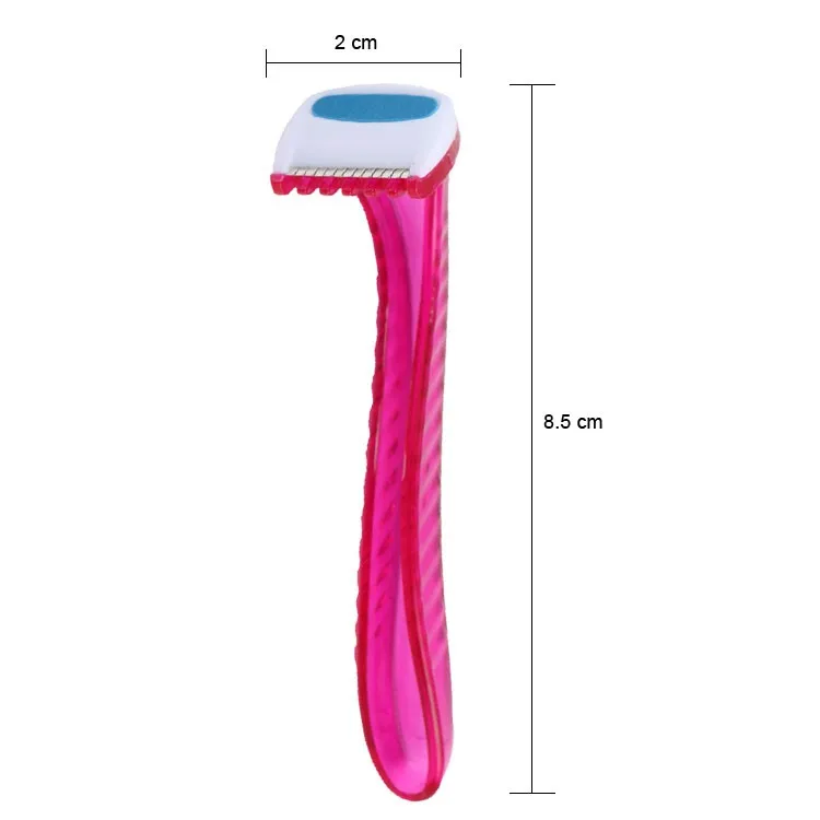 Single Blade Sex Pink Bikini Hair Remover Trimmer Shaver Razor For Lady