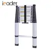 New design 4.4m Red Saftey And Durable Aluminum Telescopic Folding Step Ladder