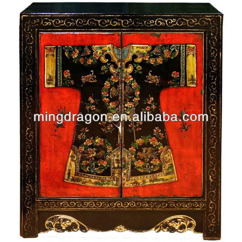 Chinese Antique Living Room Painting Clothes Cabinet Buy Living
