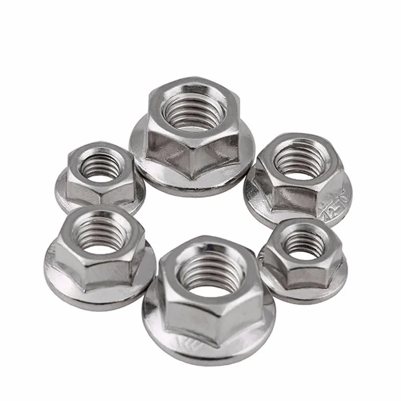 M10 M14 Stainless Steel Ss304 A270 A280 Hex Flange Nut Buy Ss304
