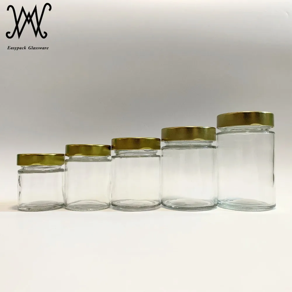 Mini Glass Hexagon Jars With Wooden Screw Lids For Honey Jam Cosmetic