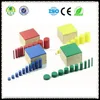 Qualified and Durable montessori math toys/educational montessori equipment/fabric educational toys/QX-177C/1SET=137 Pieces