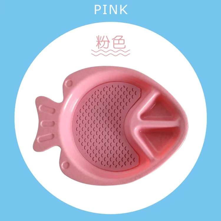 Factory Supply Promotional Fish Shape Dumplings Degradable Dinner Plate