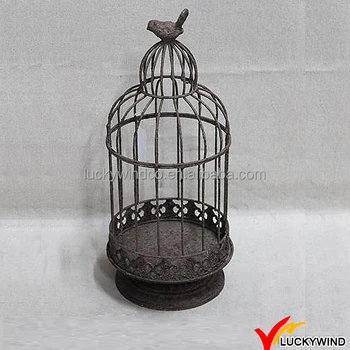 rustic bird cage