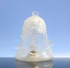 christmas LED glass opening ball with tree hanging for home decoration