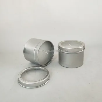 tin candle containers