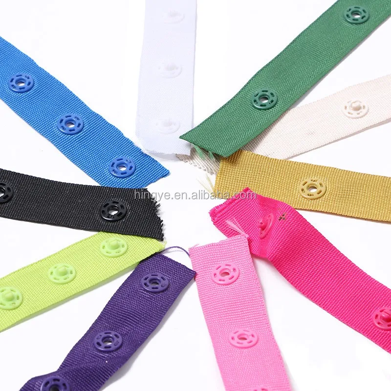 Sedex Audited Factory 2 Pillar Basic Style Plastic Snap Button Tapes Buy Snap Button Tapes