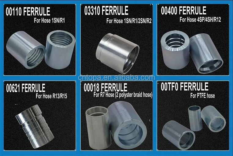 Hydair 1/4 Clutch Crimp Aluminum Hydraulic Hose Ferrule Connector Buy