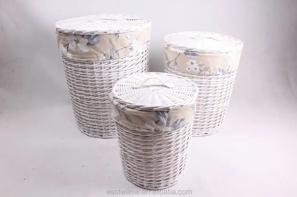 White Storage Basket - Buy Nursery Storage Baskets,White Wicker Storage