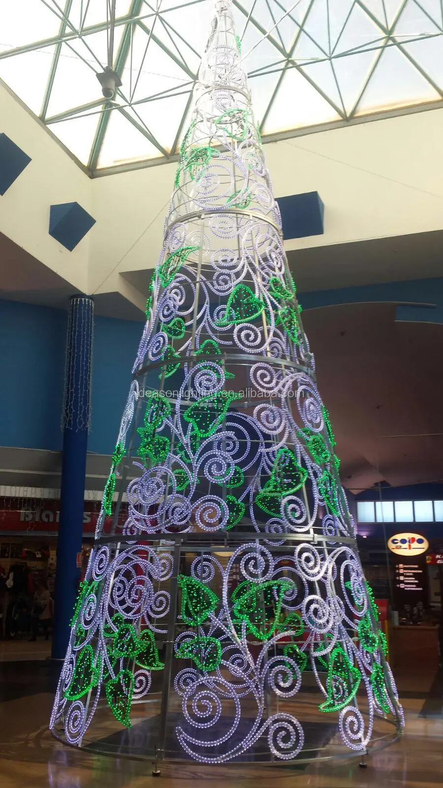 Outdoor Lighted Metal Christmas Trees Buy White Outdoor Lighted