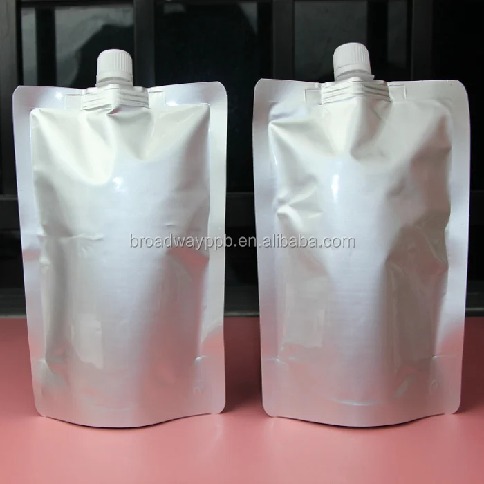 Custom Printed Doy Pack For Chemical Products Pouch With Spout And Cap