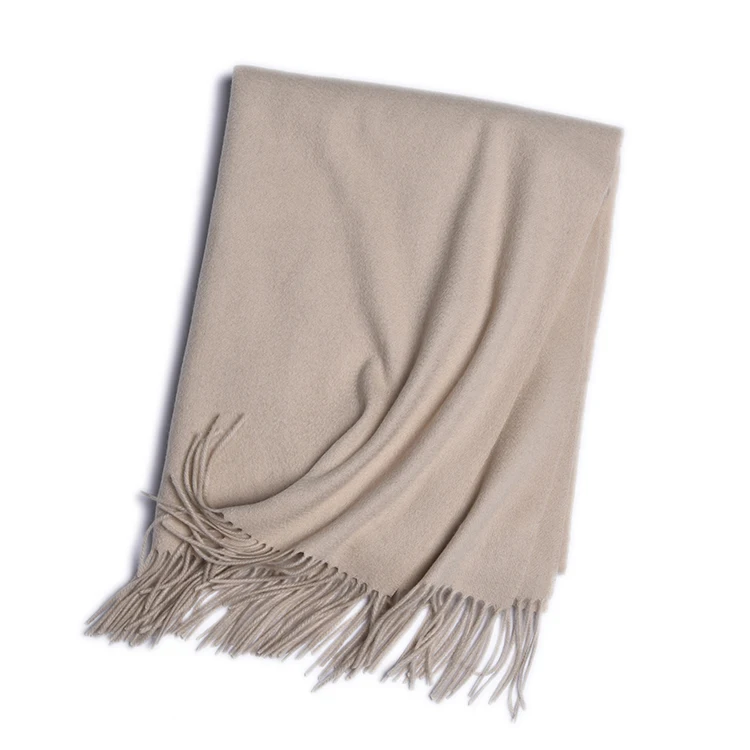  Brand Custom Printing Wool Long Pure Mongolian Italian Women Blanket 100% Cashmere Scarf