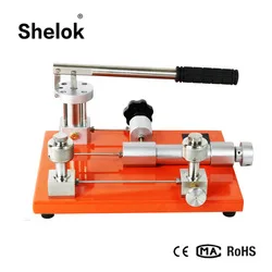 Hand pump atmospheric pressure gauge calibrator