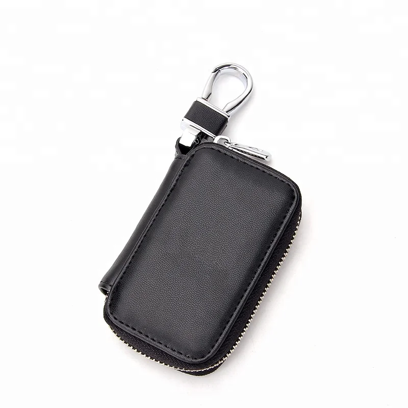 New Fashion High Quality Leather Men Keychain Holder Car Key Case Coin