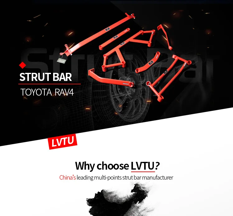 Lvtu Strut Bar For Rav4 Strut Tower Brace Strengthen Bar Buy Strut