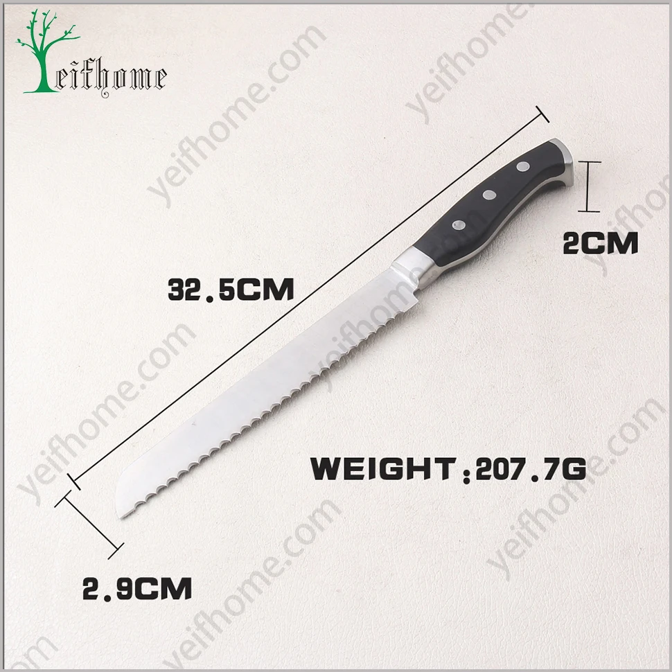 Hot sellstainless steel bread knife with poly handle