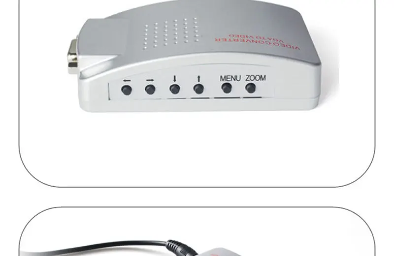 PC VGA to TV Video AV Signal Converter - Vision Switch Box