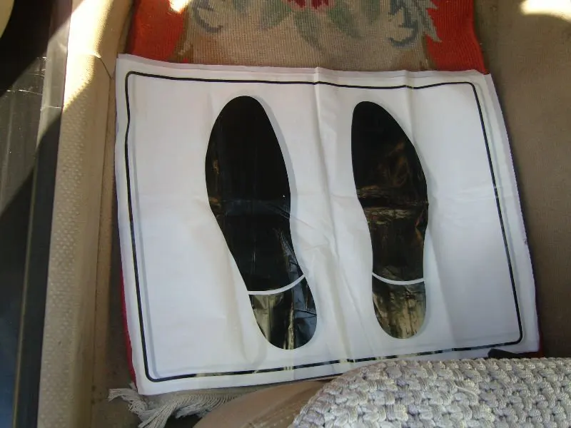 Antislip Printed Disposable Plastic Car Floor Mat In Roll Buy Car