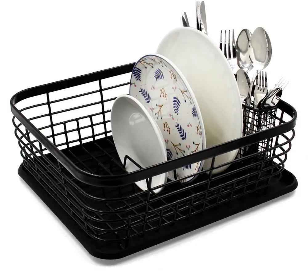 Сушилка для посуды dish Rack черная