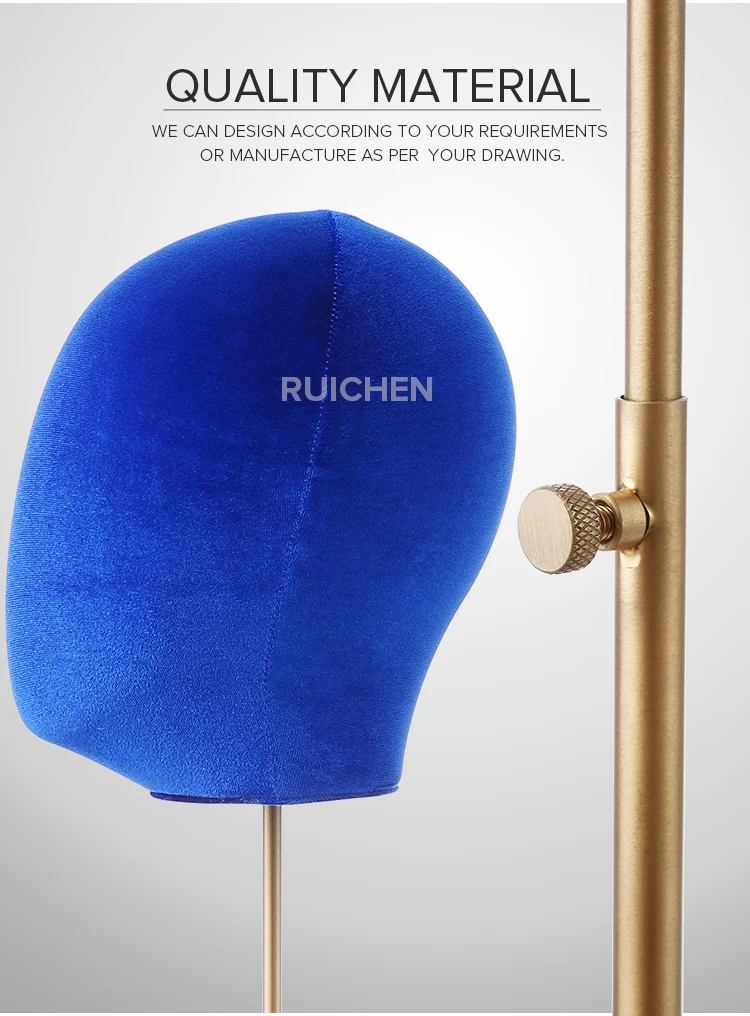 FRP lint wrapped multi colour hat cap headgear display stand for shop