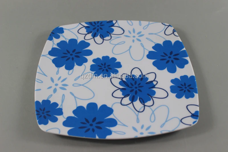 South America Market Melamine Square Plate
