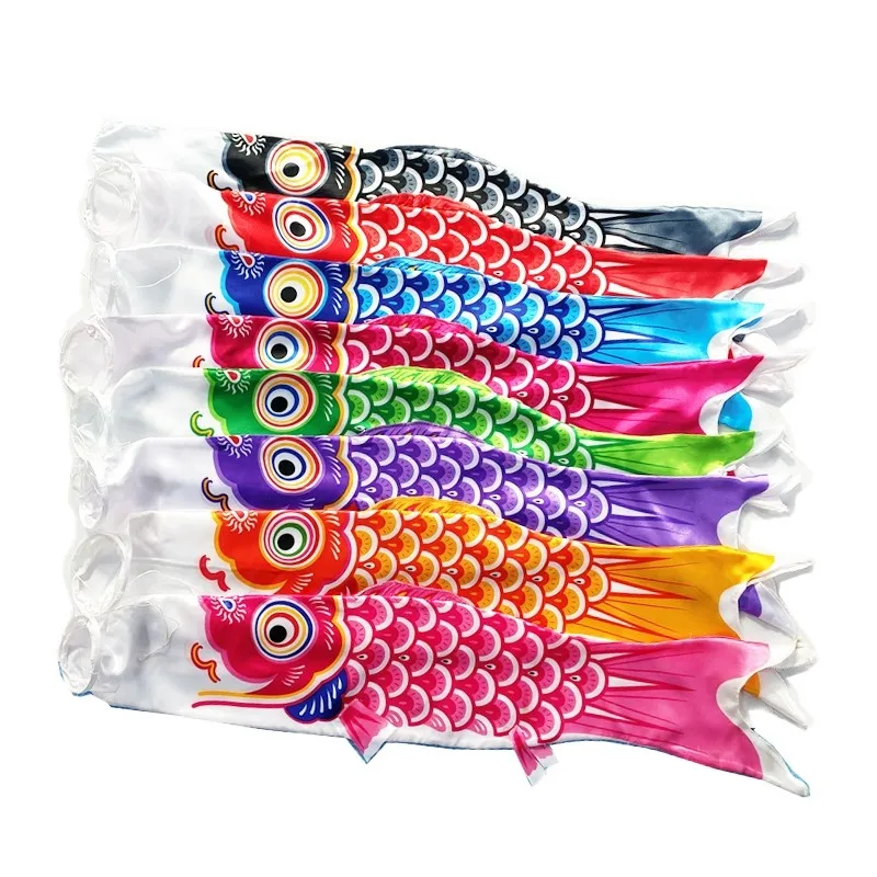 maliang 工厂价格热卖 koinobori 日本鱼旗鲤鱼流光风旗横幅装饰