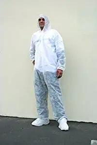 DDI 1797701 Disposable Coverall With Attached Hood & Boot, Extra Large