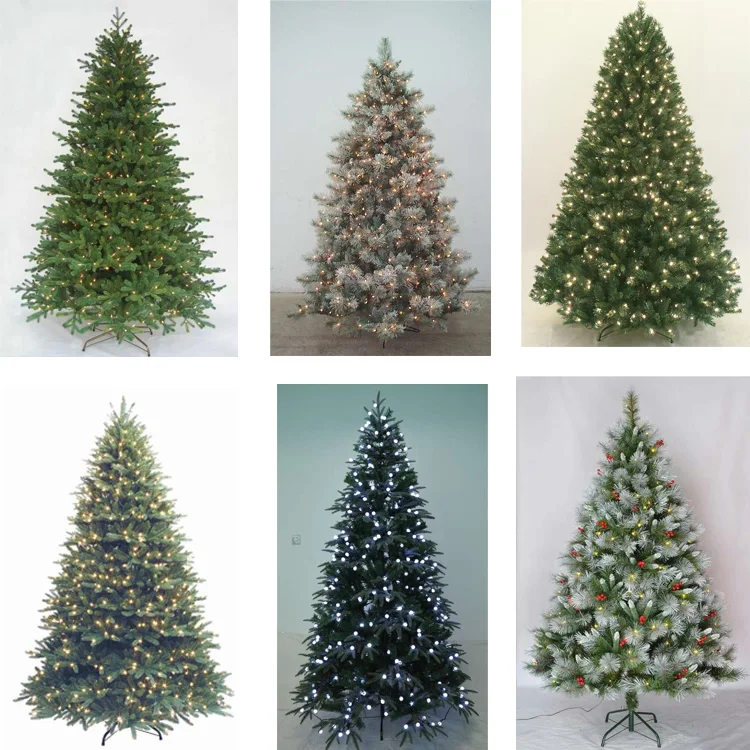 2017 Artificial Christmas Tree Folding Pine Needle Xmas Decorative Tree